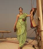 Pista Kinkhab Silk Festive Wear Silk Saree Collection