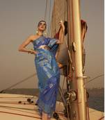 Royal Blue Kinkhab Silk Festive Wear Silk Saree Collection