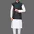 Pattern Stitched jacket with Kurta Churidar
