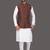 Pattern Stitched jacket with Kurta Churidar