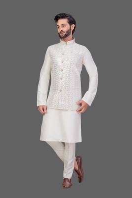 Pattern Stitched jacket with Kurta Churidar 1