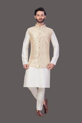 Pattern Stitched jacket with Kurta Churidar 1