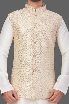Pattern Stitched jacket with Kurta Churidar 2