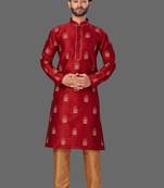 embroidery work done in front with threading work