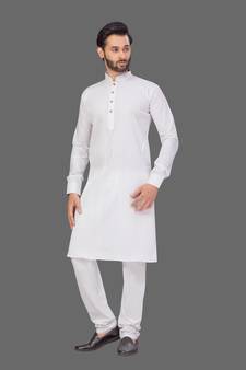 Pintex stitched kurta with pattern design