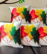 Sb interio Premium Satin Digital Print 16×16 inch combo pack of 05 cushion pillow Cover