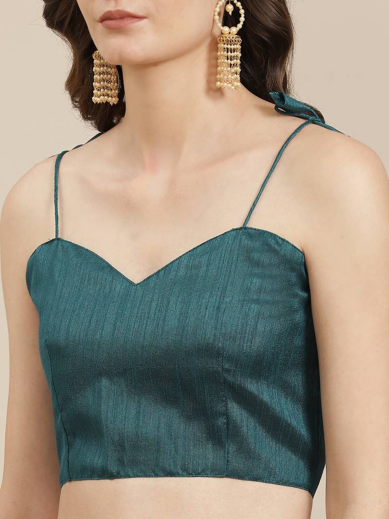 Sequin Work Georgette Dark Grey Saree With Unstitched Blouse Piece