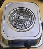 VIDS 1250 Watt Coil Electric Stove (SS) | Electric Cooking Heater / Induction Cooktop (Stainless Steel body)