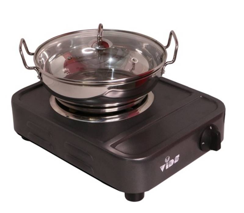 VIDS 2000 Watt Coil Electric Stove (Copper Wire with 15 Amp power plug) / Electric Cooking Heater/Induction Cooktop