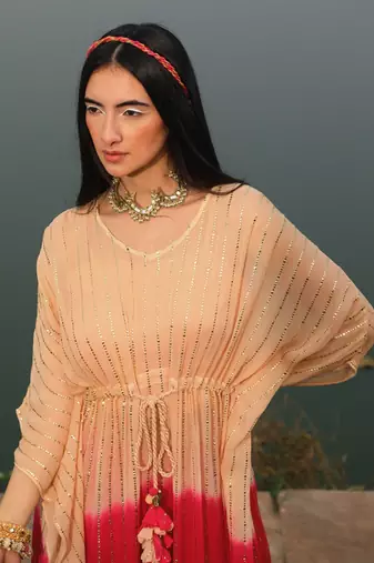 Shimmer Kaftan  set
