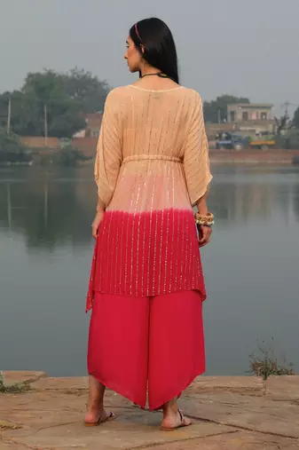 Shimmer Kaftan  set