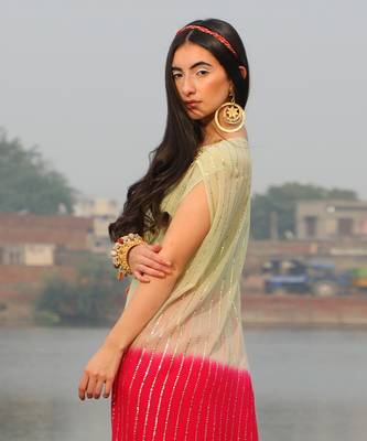 Shimmer Knot Kaftan set 2