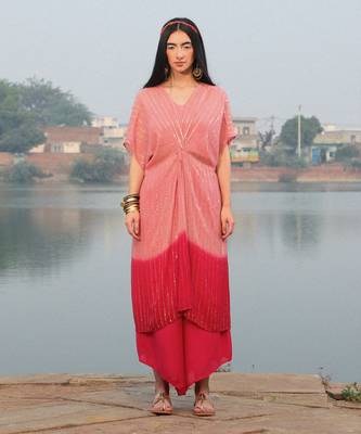 Shimmer twist Kaftan set 1