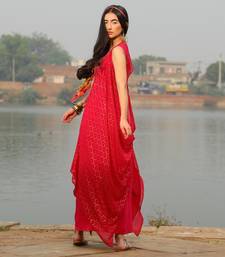 Bralet With Drape skirt And Shimmer  jacket