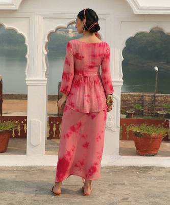 Shimmer Peplum  set 3