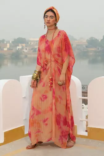 Shimmer Knot kaftan