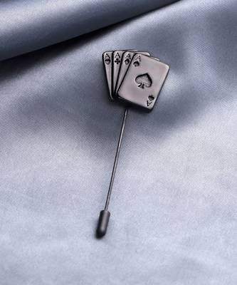 Aces Rule Lapel Pin 1