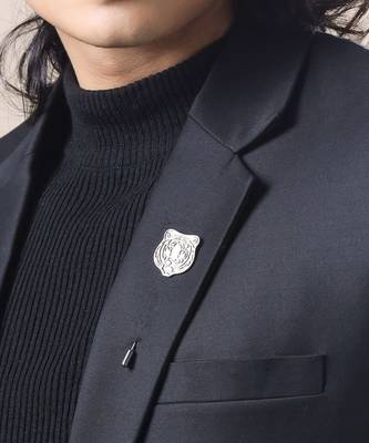 Fiery Tiger Lapel Pin 3