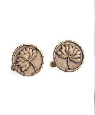 Divine Lotus Cufflinks 4