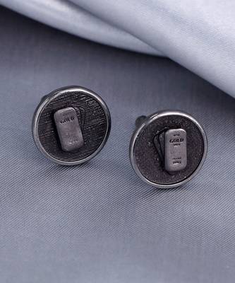 Gold Biscuit Cufflinks 1