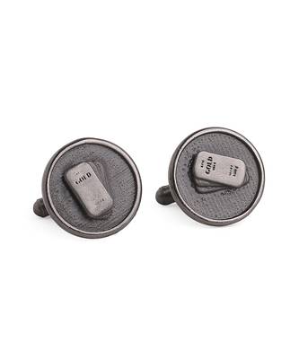 Gold Biscuit Cufflinks 3