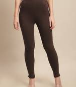 Women Brown Ankle Length Plus Pant