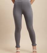Women Grey Ankle Length Pant