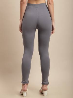 Women Grey Ankle Length Pant 2