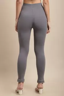 Women Grey Ankle Length Pant