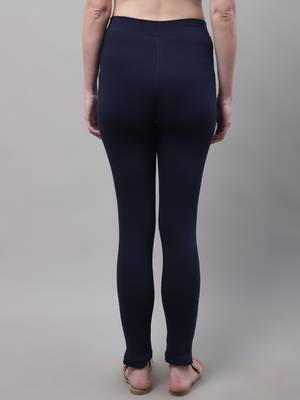 Women Navy Blue Ankle Length Pant 2
