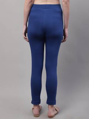 Women Royal Blue Ankle Length Pant 2