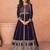 Purple Embroidered Readymade Anarkali Salwar Suit