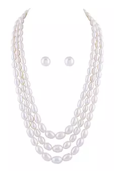 Real Natural Hyderabadi pearls Set