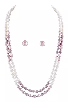 Real Natural Hyderabadi pearls Set With Certificate