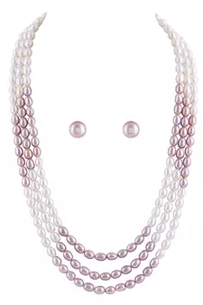 Real Natural Hyderabadi pearls Set With Certificate