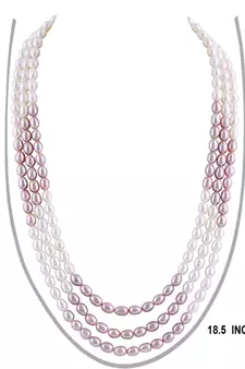 Real Natural Hyderabadi pearls Set With Certificate