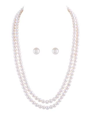 Real Natural Hyderabadi pearls Set 2