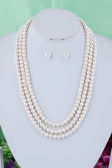 Real Natural Hyderabadi pearls Set