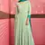 Sea-green embroidered georgette salwar