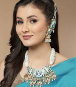 Blue cubic zirconia earrings