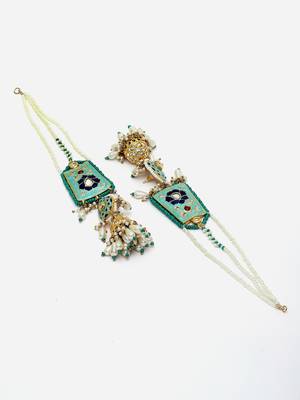Blue cubic zirconia earrings 4