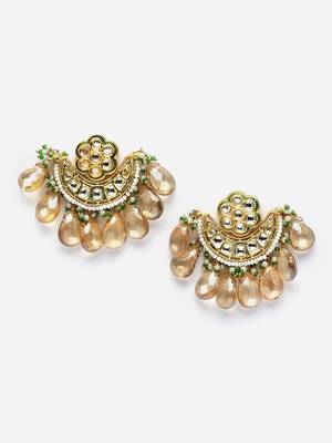 Yellow pearl earrings 3