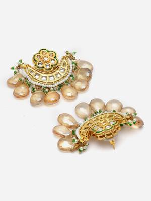 Yellow pearl earrings 4