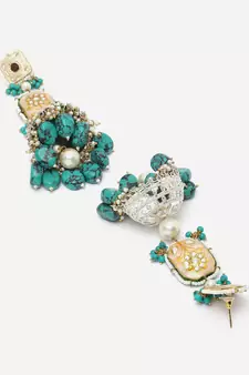 Blue cubic zirconia earrings