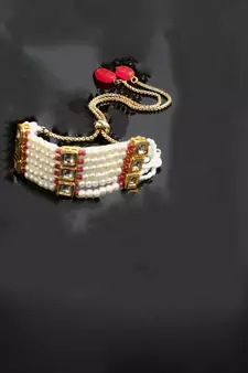 Red pearl bracelets