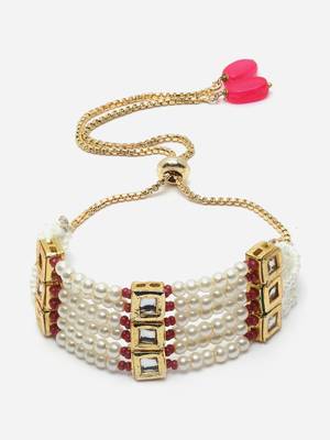 Red pearl bracelets 3