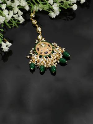 Green pearl hair-accessories 2