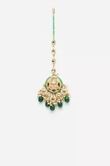 Green pearl hair-accessories