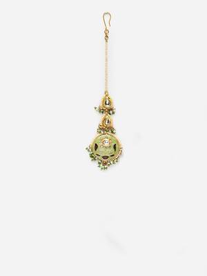 Green pearl hair-accessories 3