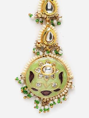 Green pearl hair-accessories 4
